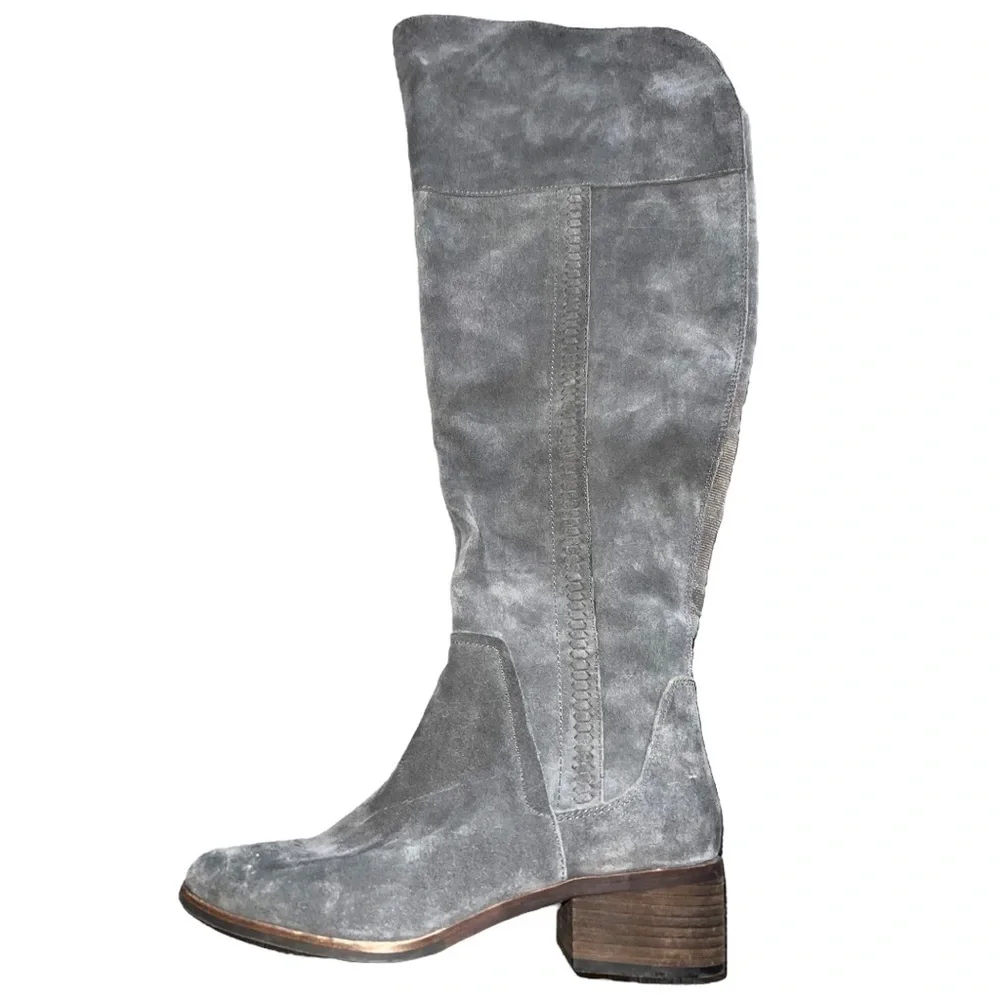 ▶️ Vince Camuto ◀️ Kochelda Suede Over the Knee Boots. Gray. Size 9.5